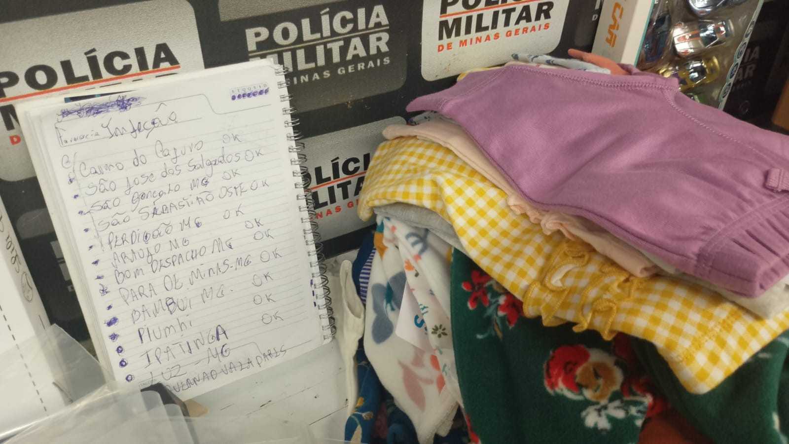 Fique por dentro das últimas notícias e acontecimentos em Casal e comparsas são presos em Divinópolis suspeitos de golpe em lojas de artigos infantis no Por